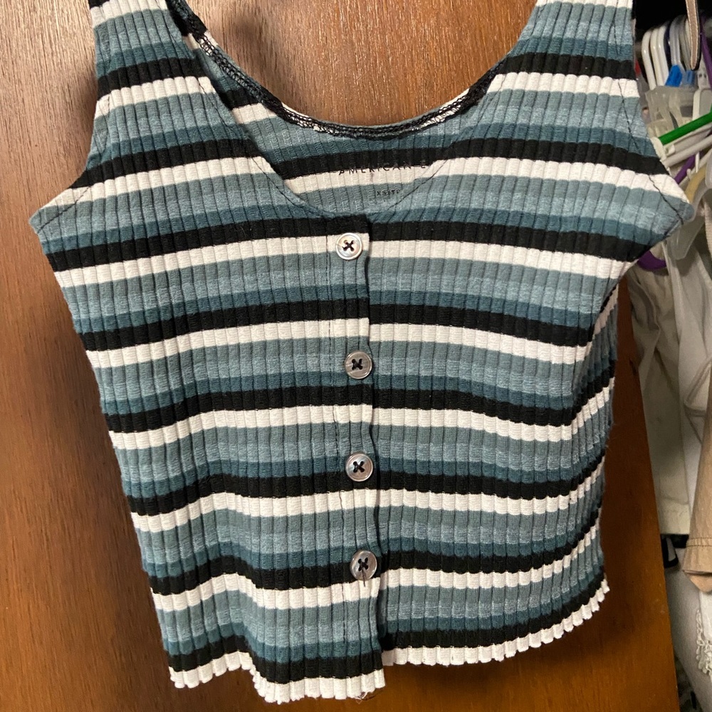 Stripped American Eagle top